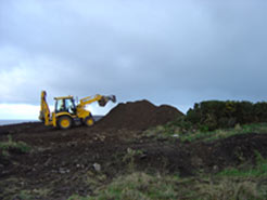 James Forbes  plant hire excavation company Banff Aberdeenshire