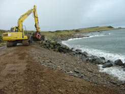 James Forbes  plant hire excavation company Banff Aberdeenshire